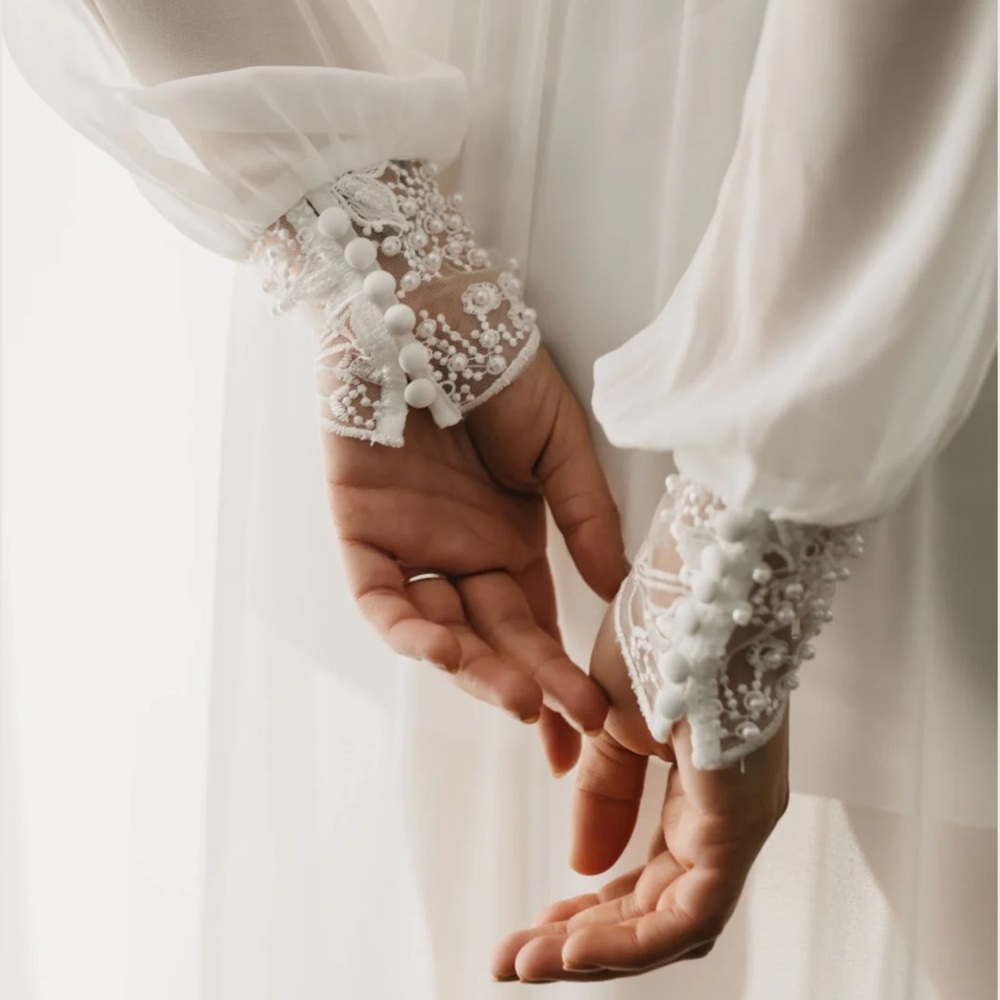 Le Rose Bridal Getting Ready Robe and slip